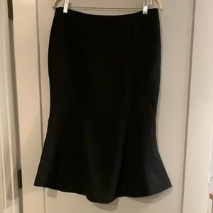 Zara black a-line midi skirt. New. Never worn. Tags on.
